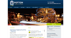 Desktop Screenshot of pottontowncouncil.co.uk